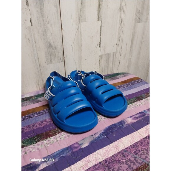 Ugg Sport Yeah Blue Sandal Size 11 - Picture 1 of 9